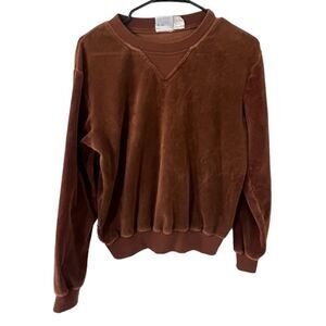 Vintage 70s Levi Strauss and Co Brown Long Sleeve Crewneck Sweater